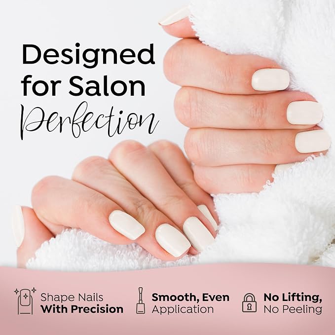 Tones Pro Acrylic Nail Powder, Sparkling Bright White (White with Sparkles), (8.5 Fl Oz) - Long-Lasting & Non-Yellowing Polymer for Salon Quality Nail Extensions & 3D Art