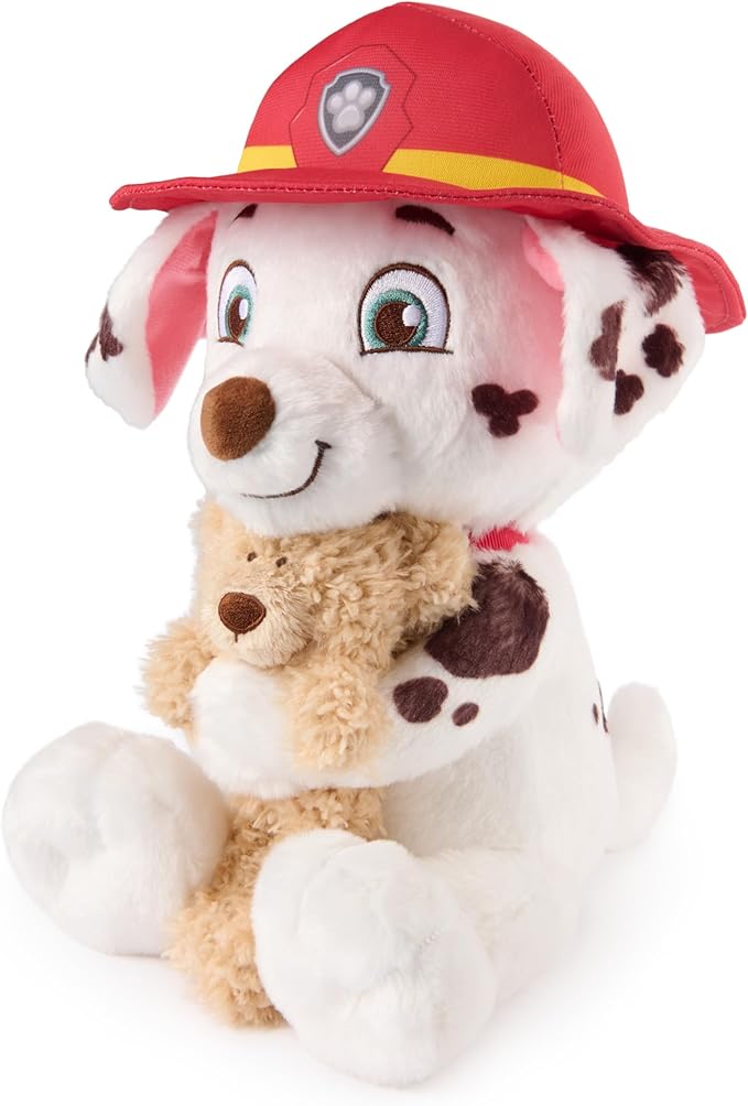 Paw Patrol GUND Marshall with Toothpick Teddy Bear, Official Marshall Plush Toy, Dog Stuffed Animal for Ages 1 and Up, 9.5”