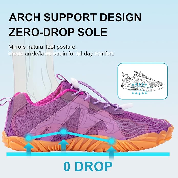 ELETON Barefoot Shoes Women Men Footwear, Wide Toe Box Hiking Zero Drop Non-Slip Quick-Dry River Boat Pool Beach Water Shoes, Lightweight Swimming Running Walking Sneakers Unisex