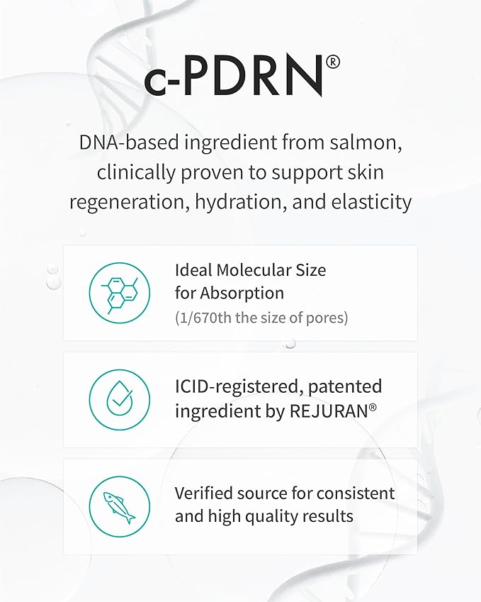 REJURAN® Intensive Eye Cream, c-PDRN® - Fast-Acting Eye Treatment for Wrinkles, Lifting, and Dark Circles. Instant Hydration and Visible Revitalization. Korean Skin Care (0.67 fl oz)