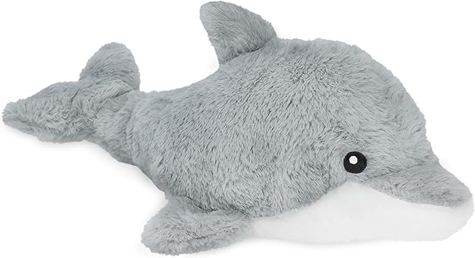 Warm Pals - Heatable Coolable Bedtime Comfort Plushie - Dolly Dolphin - 1.5lbs - Cozy Microwavable Lavender Scented Plush Toys - Heated Stuffed Animal