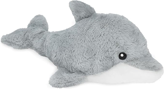 Warm Pals - Heatable Coolable Bedtime Comfort Plushie - Dolly Dolphin - 1.5lbs - Cozy Microwavable Lavender Scented Plush Toys - Heated Stuffed Animal