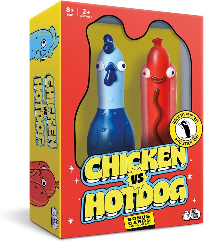 Big Potato Chicken vs Hotdog: Funniest Party Game You'll Ever Play | Silly Flippin' Fun for Family, Adults and Kids | Bonus Content Included