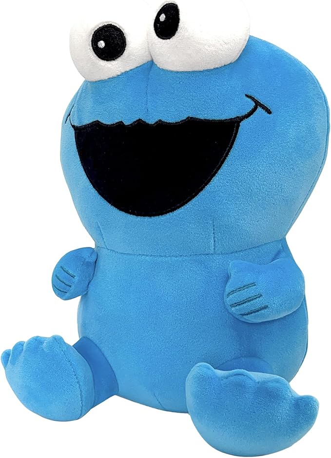 Super7 Sesame Street Super Duper Plush - Cookie Monster Plush Stuffed Animal