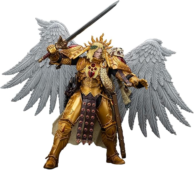 JOYTOY Warhammer 40K The Horus Heresy 1/18 Action Figure Blood Angels Sanguinius Primarch of The IXth Legion Collection Model Birthday