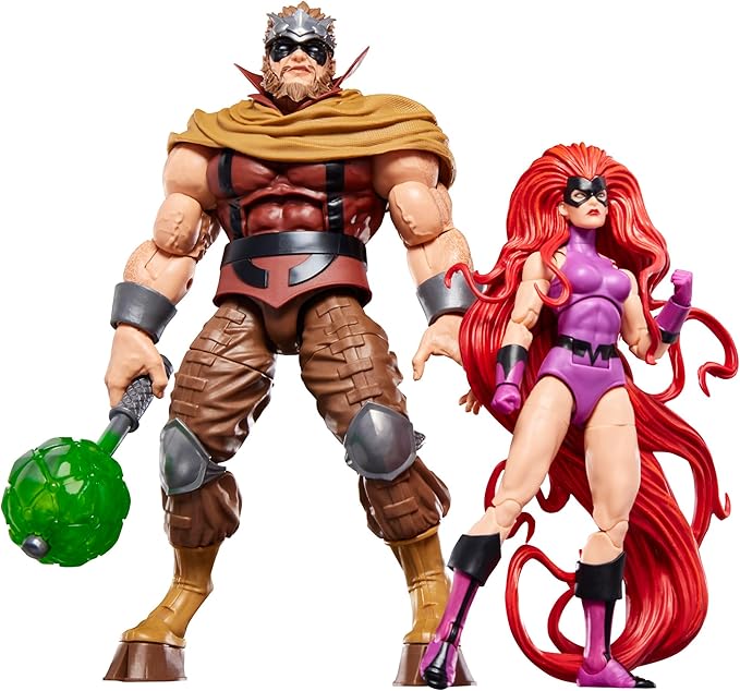 Marvel Legends Series Inhumans Medusa & Gorgon Two-Pack, 2 Fantastic Four Comics-Inspired Collectible 6-Inch Scale Action Figures