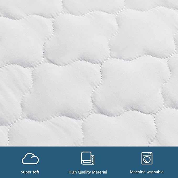 2-Piece Waterproof Massage Table Sheet Set, Extra Soft, Cushy, for Massage Tables, Includes Massage Fitted Sheet and Face Rest Cover, White