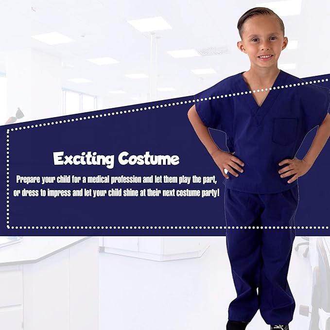 M&M SCRUBS Super Soft Children Scrub Set Kids Dress up