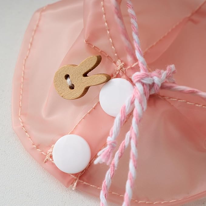 CALEMBOU Plush Doll Clothes, 4 Inches Cute Raincoat Series Plush Doll Clothes for Plush Doll, Collectable Doll Clothes for Birthday Gifts (Pink)