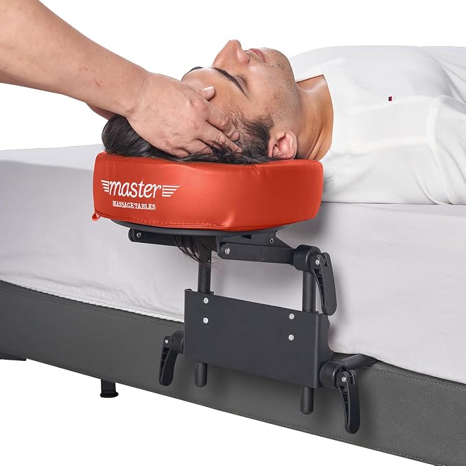Home Massage Kit Professional, Adjustable Headrest & PU Face Cushion for Private Masseuse, Face Down Mattress Top Massage Kit Family Use
