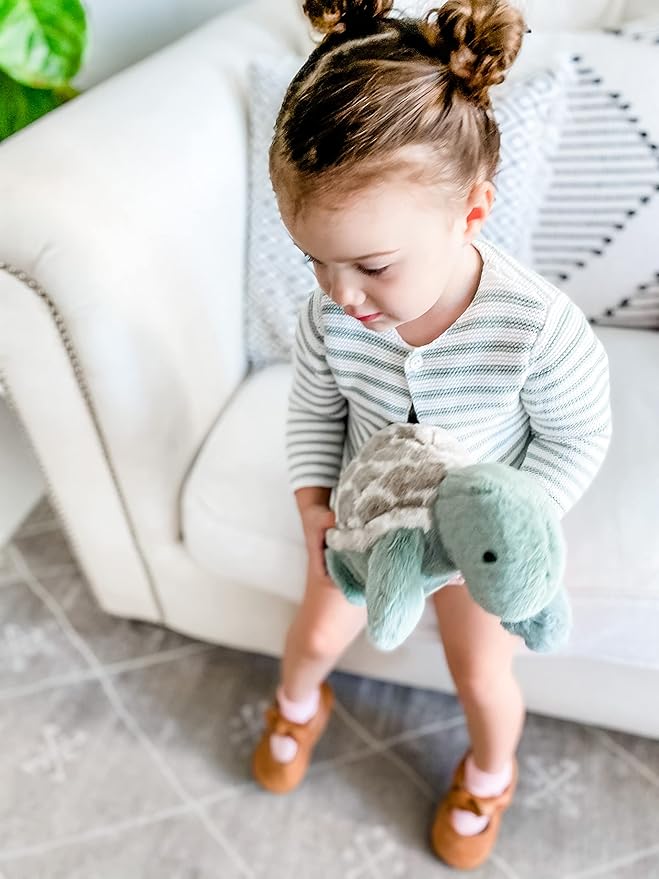MON AMI Taylor The Turtle Stuffed Animal – 12”, Sea Turtle Plush Toy, Use as Toy/Nursery Room Décor, Gifts for Kids of All Ages, Ocean Animals