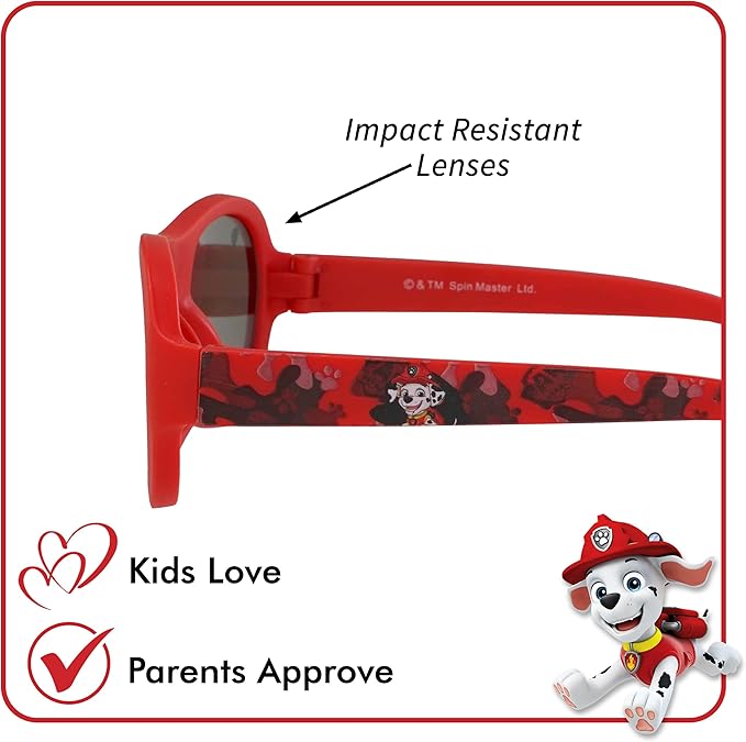 ARKAID PAW Patrol Boys Sunglasses | Chase, Marshall and Rubble | Safe UV400 | One Size Fits Most Kids