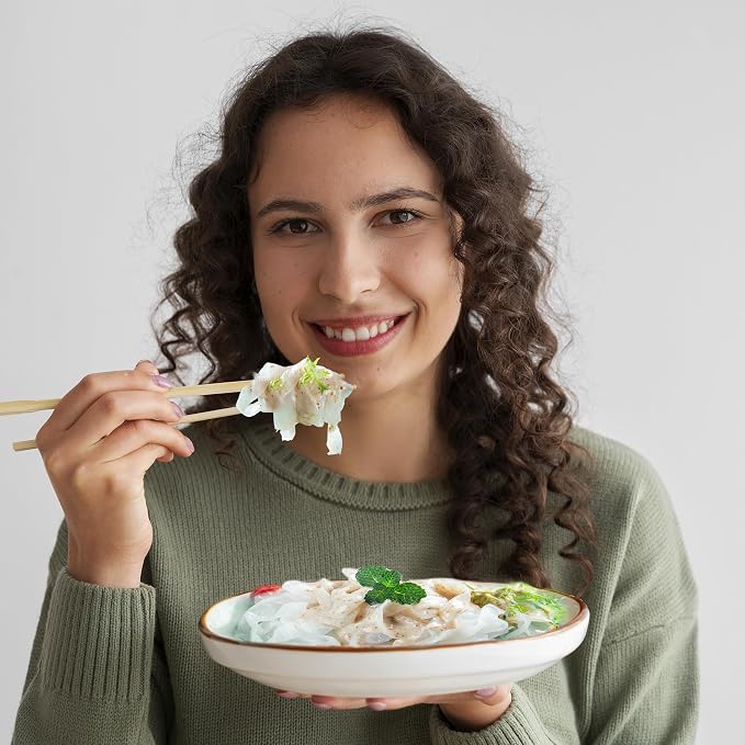 Hethstia Shirataki Noodle, Vegan Pho Konjac Noodle Ready to Eat Plant-Based | Keto Friendly, Gluten Free, Sugar Free, Non Gmo, Low Calorie, Convenient Meal Option, Asian Cuisine Inspired