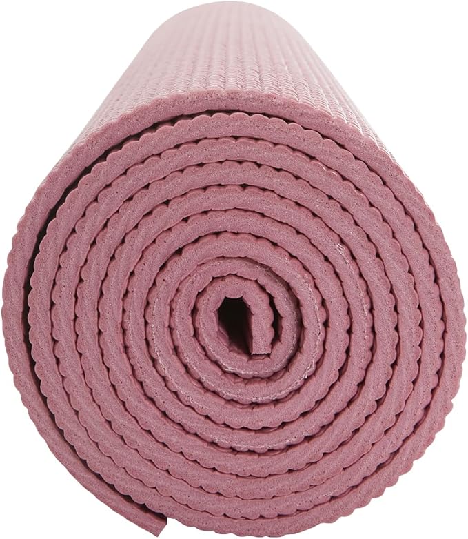 Everyday Yoga Deluxe Mat, Spacious 72"x24" Non-Slip Yoga Mat for Comfortable Home Workouts, 3-5mm Extra Thick