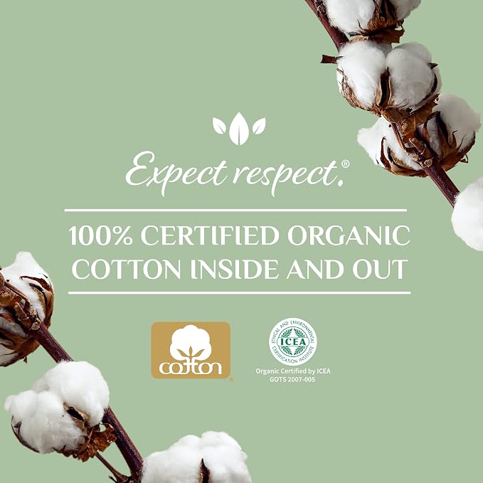 Organyc - 100% Certified Organic Cotton Tampons - Plant-Based Eco-Applicator (Super Flow, 96 Count (Pack of 6))