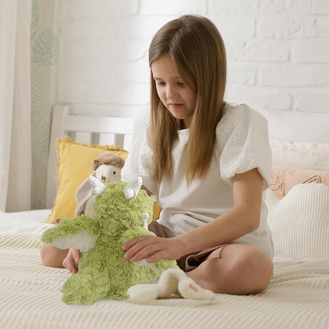 Little Flying Dragon - Cute Stuffed Animal Plush Toy - Adorable Soft Dragons Toy Plushies and Gifts - Perfect Present for Kids (Green,16.53in/42cm)