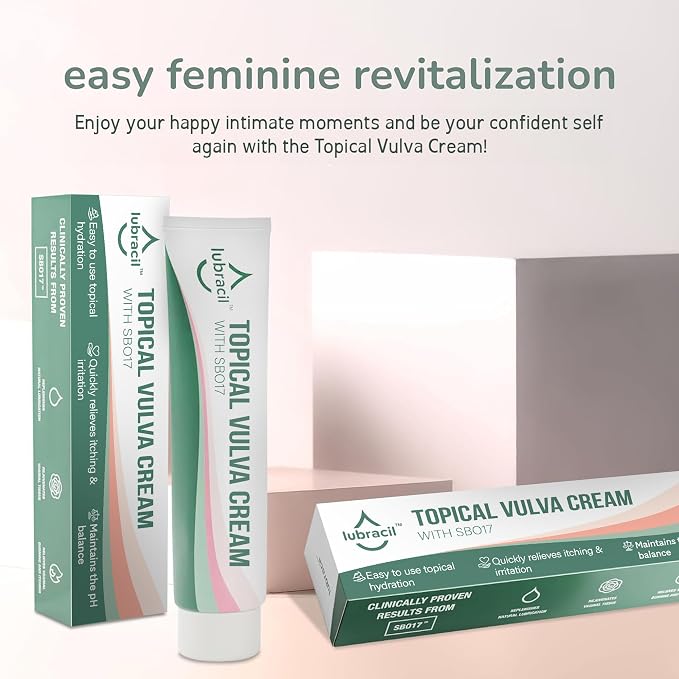 Lubracil Vulva Moisture Cream - Moisturizer for Women - 1.76 Fl Oz - 1 Pack | Lubracil vaginal cream soothes dryness, itching & irritation with sea buckthorn oil. Fast-absorbing & suitable for daily use.