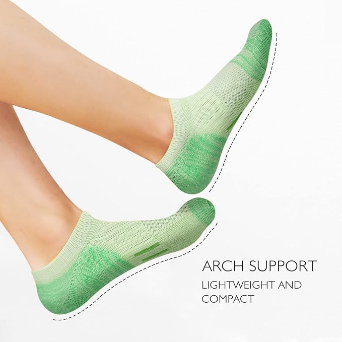 Gonii Womens No Show Socks Athletic Ankle Socks Cushioned Running Low Cut 5-8 Pairs
