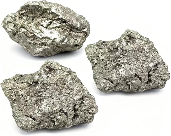 Bulk Raw Crystals - Beginner DIY Healing Crystal Set, 1.2-2.0” Natural Unpolished Gemstones for Terrarium, Meditation, Tarot, Grids, Aroma Stone, 0.45lb (Chalcopyrite-L)