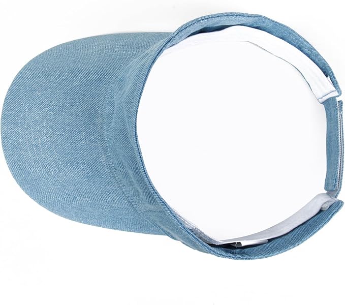 ANDICEQY Sports Sun Visor Hat, Sun Hat Visors for Women and Men for Outdoor | Adjustable Sun Visor Hats, Lightweight & Breathable, Cotton, Ideal for Running, Tennis, Golf, Outdoor Sports and Beach
