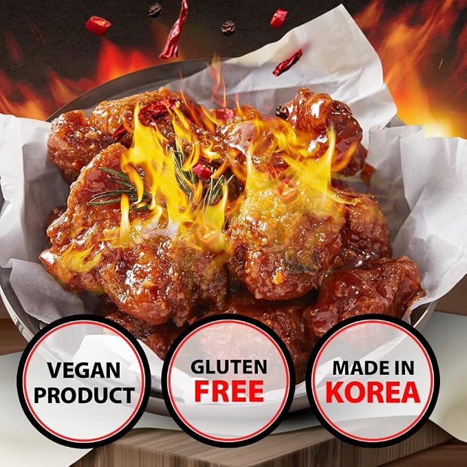 Foodrella Korean Fried Chicken Fiery Hot & Spicy Sauce (매운 닭소스), 2.2 LB (1kg)