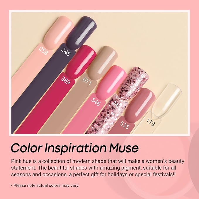 AZUREBEAUTY Dip Powder Nail Kit Starter Pink Blue Palette Acrylic Dipping Powder System
