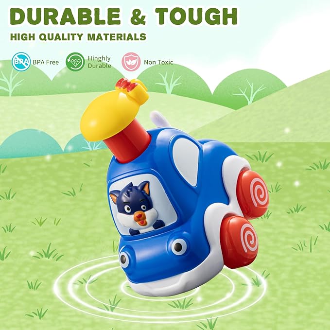 ALASOU 6 PCS Animal Car Toys for 1 2 Year Old Boy|Baby Toys 12-18 Months|1 2 Year Old Boy Birthday Gifts for Infant Kids|Cars for Toddlers 1-3
