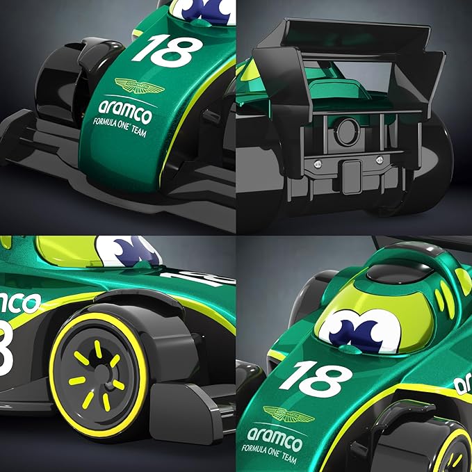 Aston Martin Aramco F1 Remote Control Race Car Toys for Ages 2-4 Formula 1 Collectible for Toddlers Fans Boys and Girls Gift Idea for Birthdays
