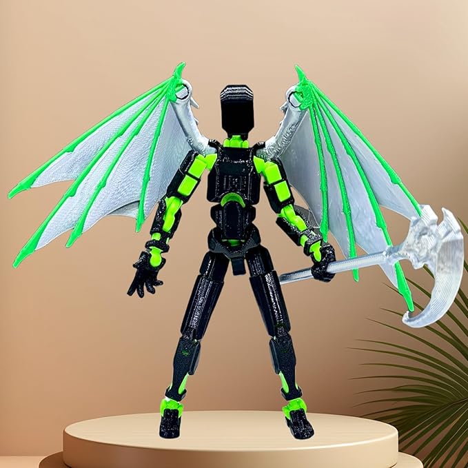 T13 Action Figure Set (Assembly Completed) - Titan 13 Robot Movable, 3D Printed Articulated, Full Body Mechanical Doll - Christmas Birthday Gift for Kids Adult