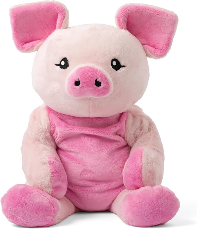 Harper The Pig 20 Inch 4.5 lb Heavy Cute Sensory Weighted Comfort Plush | Large Unscented Washable Self Care Calming Stuffed Animal for Kids, Teens and Adults