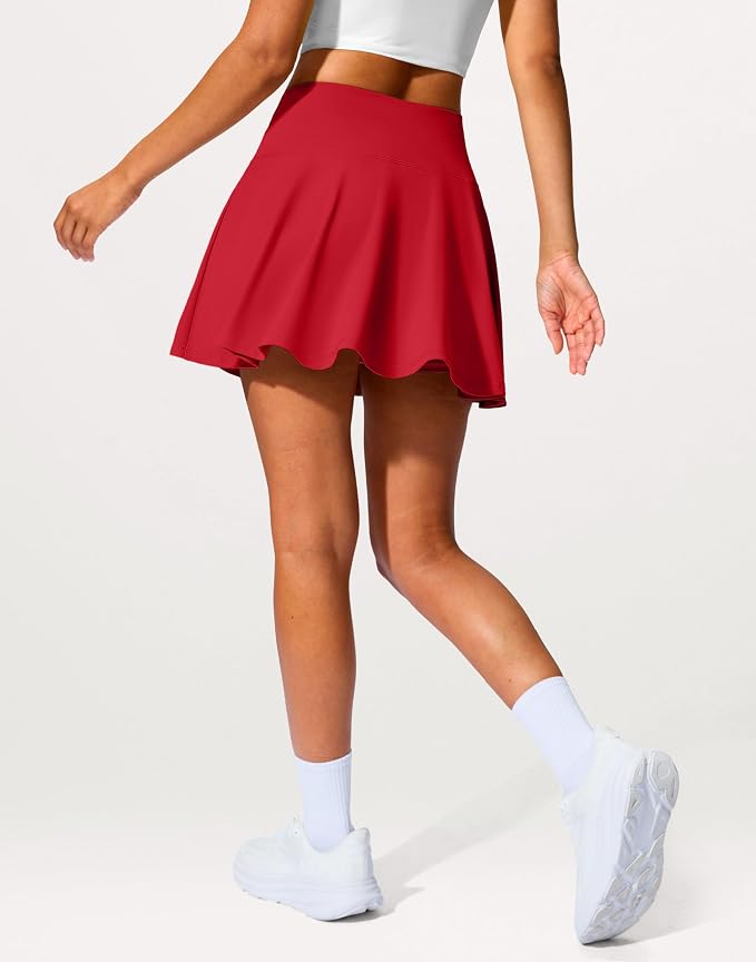 14" Tennis Skirt Golf Skorts with Pockets Tummy Control Shorts Pleated Skirts for Women Athletic Dressy Casual