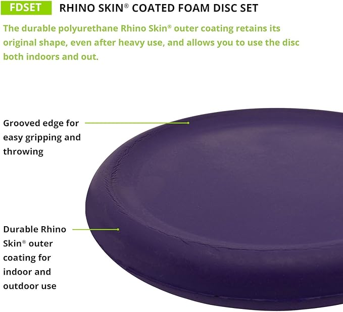 Champion Sports Rhino Skin Foam Disc Set