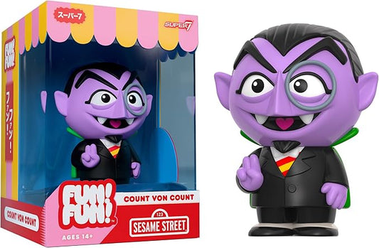 Super7 Sesame Street Fun! Fun! Wave 01 - Count Von Count Action Figure