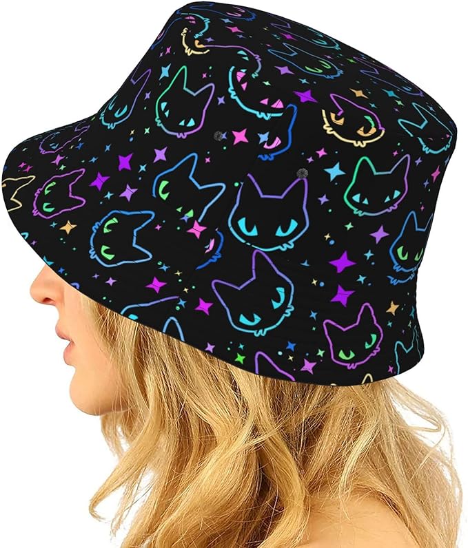 Bucket Hats Fashion Sun Cap Packable Outdoor Fisherman Hat for Women and Men