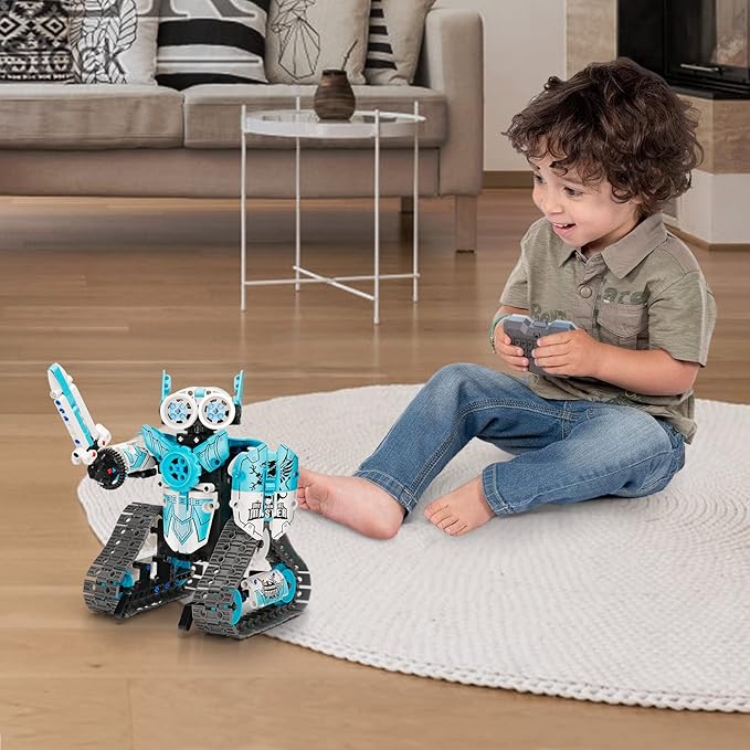 Remote Control Robot Building Kits for Kids 6-12- 3 in 1 STEM Projects APP/RC Robotics for Kids Ages 8-12 and up, Christmas Birthday Gifts Toys for Boys and Girls