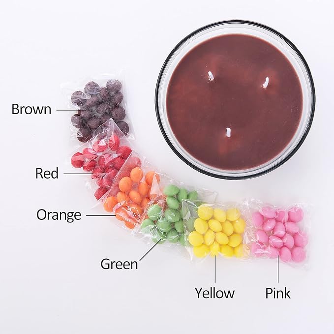 Colourful Rainbow Sugar Bowl Scented Soy Candle Funny Gift for Your Lovers Friends(Rainbow)