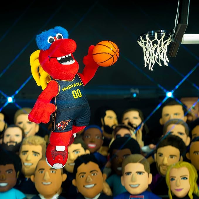 Bleacher Creatures Indiana Fever Freddy 10" WNBA Mascot Plush Figure - A Mascot for Play or Display