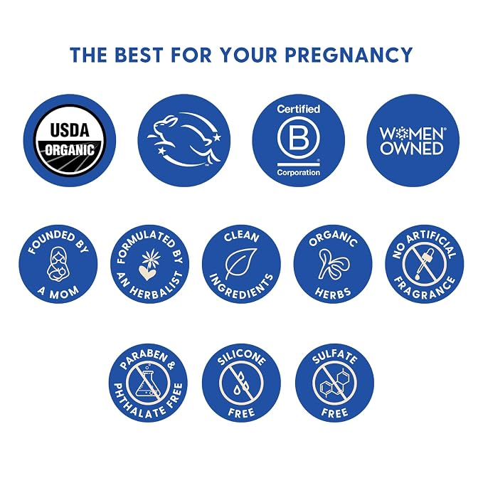 Motherlove Pregnant Belly Salve (4 oz) Moisturizing Organic Balm to Use on Growing Belly