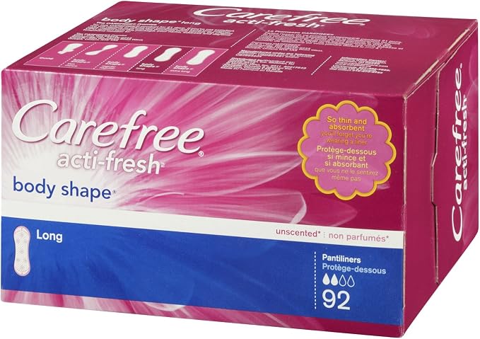 Carefree Carefree Body Shape Long Unscented,92-Count