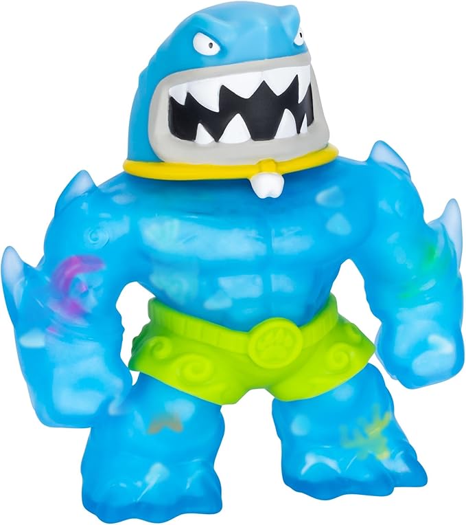 Heroes of Goo Jit Zu Hero Creator Thrash with 3 Unique goo fillings, Mix, Fill & Create Your own Stretchy Action Figure, Play Again and Again