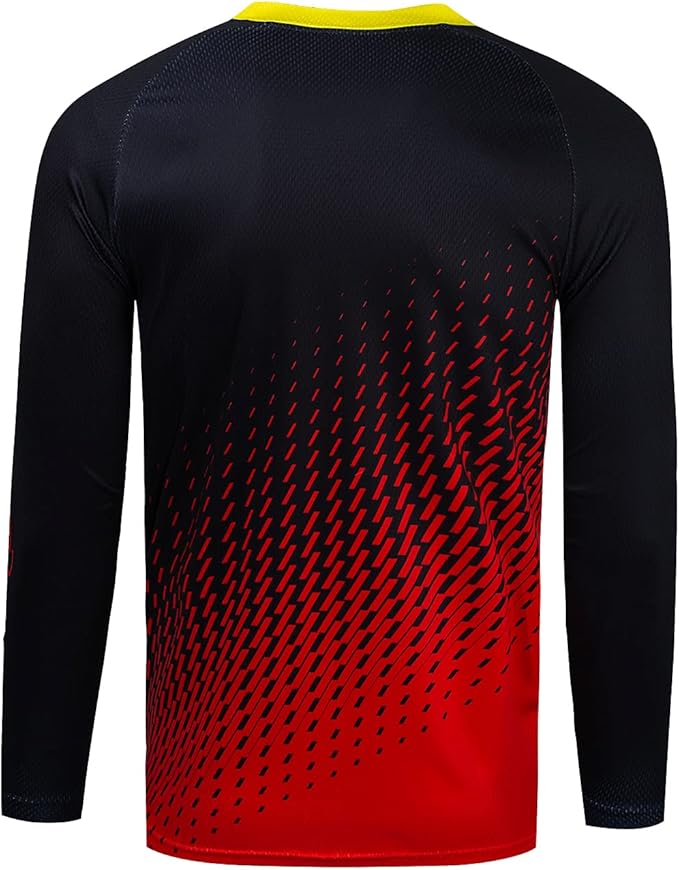Boy Girl Cycling Jersey Kids Mountain Bike Motocross Long Sleeve Shirt Biking Tops 4-14 Years