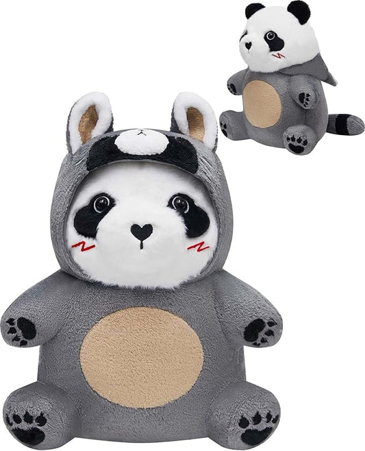 OLAOLA Raccoon Panda Plush 13.8 Inch Cute Panda Stuffed Animals Plush Toy Soft Doll Pillow for Kids Adults
