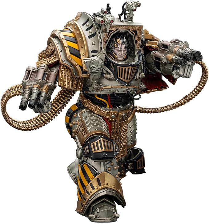 JOYTOY Warhammer 40,000 The Horus Heresy 1/18 Action Figure Iron Warriors Perturabo, Primarch of The lVth Legion Collection Model Birthday Gift Pre Order