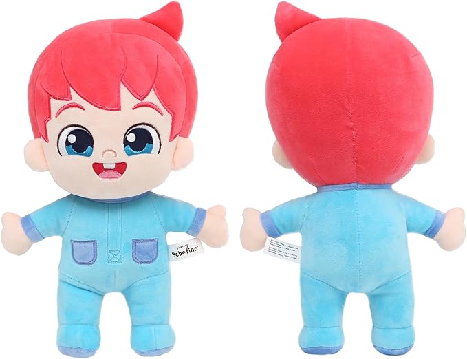Pinkfong Bebefinn Plush Toy - 12" (30cm) Stuffed Doll | Soft Cuddly Plush for Toddlers | Bebefinn Toy | Perfect Birthday, Holiday for Boys & Girls