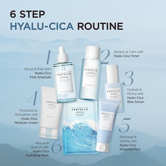 SKIN1004 Hyalu-Cica Moisture Cream, Face Moisturizer with Hyaluronic Acid, Centella Cream for Deep Hydration, Lightweight Nourishing Gel Moisturizer for Face, Korean Skin Care, 2.53 fl oz / 75ml
