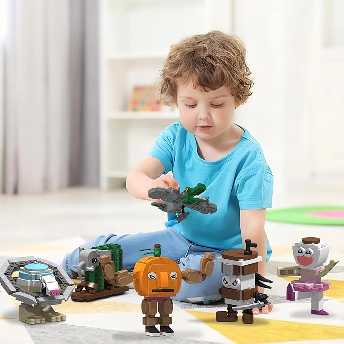 Italian Brain Rot Unique Cartoon Characters Building Blocks 6 in 1 Educational & Entertaining Gift Idea for Kids Teens & Adults