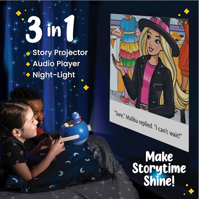 Barbie Dream Big Stories Character - Projects 6 Inspiring Stories, Over 45 Minutes of Screen-Free Audio Content | Gift and Toy for Ages 3+