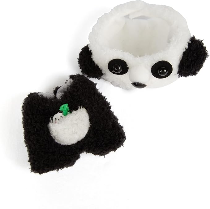 Plush Doll Clothes for Labubu - Cute Animal 17cm Doll Clothing, Premium Doll Accessories Clothes for Collectors or Display - Kawaii Panda Costume (No Dolls)
