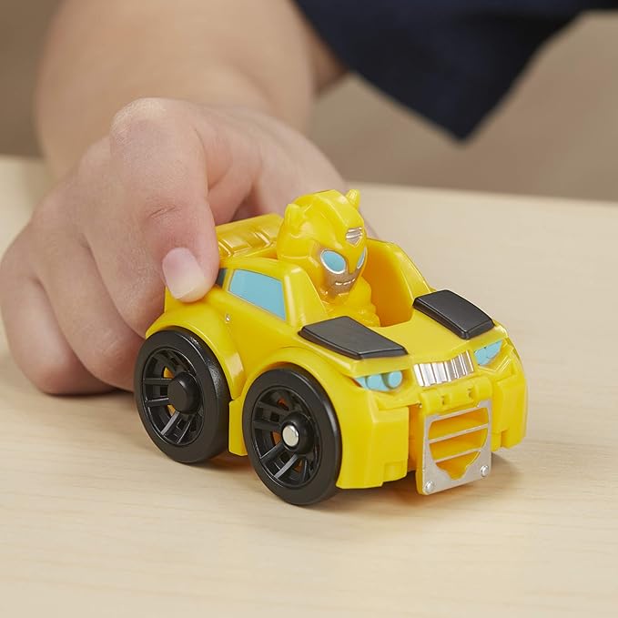 Transformers Playskool Heroes Rescue Bots Academy Mini Bot Racers Converting Robot Toy 5-Pack, 2-Inch Collectible Toy Cars (Amazon Exclusive)