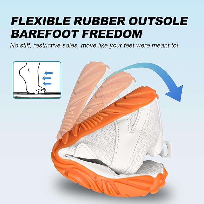 ELETON Barefoot Shoes Women Men Footwear, Wide Toe Box Hiking Zero Drop Non-Slip Quick-Dry River Boat Pool Beach Water Shoes, Lightweight Swimming Running Walking Sneakers Unisex